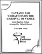 Fantaisie and Variations on The Carnival of Venice Tuba and Piano P.O.D. cover